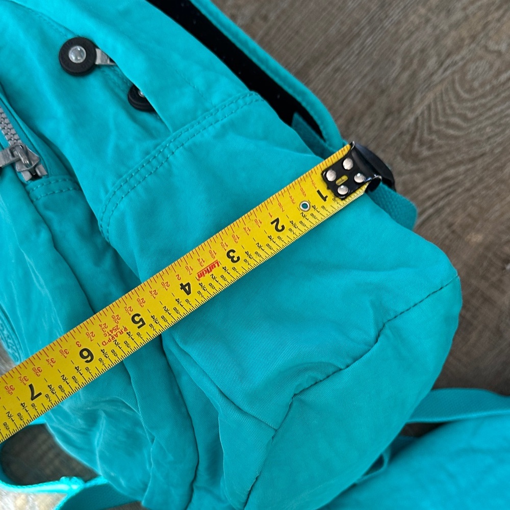 Kipling Turquoise/Teal Backpack And Crossbody/ Lu… - image 6